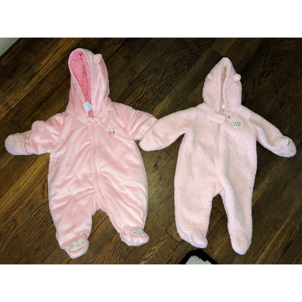 2 fleece winter suits